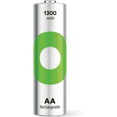 GP Batteries GP Recyko Rechargeable AA Batteries - 1300mAh - 4-Pack GP Batteries GP Recyko Rechargeable AA Batteries - 1300mAh - 4-Pack
