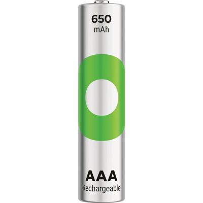 Pile rechargeable AAA 650mAh GP Batteries - Pile - Publicité Pile rechargeable AAA 650mAh GP Batteries - Pile - Publicité