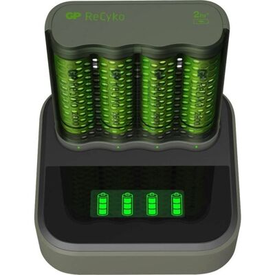 GP GPACSM452001 Snelle Oplader & Dock - Groen - Batterijtype GP GPACSM452001 Snelle Oplader & Dock - Groen - Batterijtype