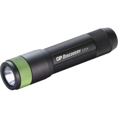GP Batteries C31X Schwarze Taschenlampe - Taschenlampe GP Batteries C31X Schwarze Taschenlampe - Taschenlampe