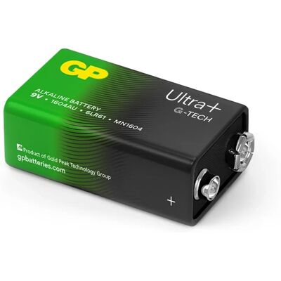 GP Batteries Ultra Plus 9V Battery - Long Lasting Power GP Batteries Ultra Plus 9V Battery - Long Lasting Power
