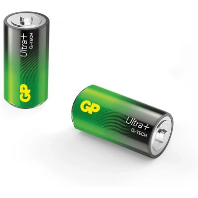 GP Batteries GP Ultra Plus Alkaliparistot C - 14AUP/LR14 2-pack GP Batteries GP Ultra Plus Alkaliparistot C - 14AUP/LR14 2-pack