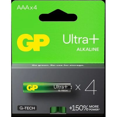 GP Batterien GP Ultra Plus Alkaline AAA Batterie - Batterie GP Batterien GP Ultra Plus Alkaline AAA Batterie - Batterie