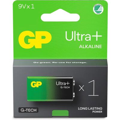GP Batterien GP Ultra Plus Alkali 9V Batterie - Batterie GP Batterien GP Ultra Plus Alkali 9V Batterie - Batterie