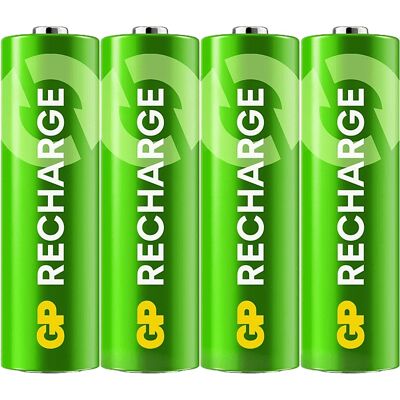 GP Batteries GP - Uudelleenladattava akku - AA 1300mAh 4 kpl GP Batteries GP - Uudelleenladattava akku - AA 1300mAh 4 kpl