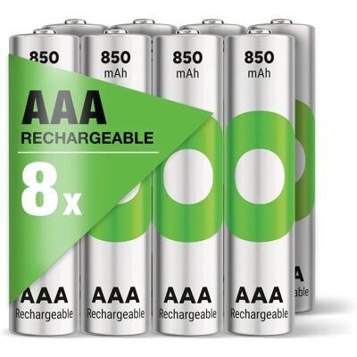GP Batteries GP ReCyko AAA Micro NiMH 850 mAh - Rechargeable Batteries GP Batteries GP ReCyko AAA Micro NiMH 850 mAh - Rechargeable Batteries