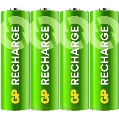 GP Batteries GP Recharge Mignon - Akku NiMH 2100 mAh 1.2 V 4 St. GP Batteries GP Recharge Mignon - Akku NiMH 2100 mAh 1.2 V 4 St.