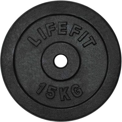 Lifefit 15kg kovová závažíčka pro 30mm tyč Lifefit 15kg kovová závažíčka pro 30mm tyč
