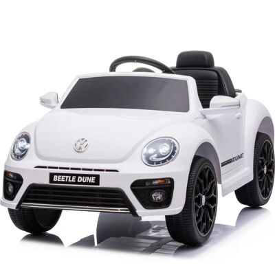 ELJET Volkswagen Beetle - Bílá - 2x25W - 12V 4.5Ah - Elektrické dětské auto ELJET Volkswagen Beetle - Bílá - 2x25W - 12V 4.5Ah - Elektrické dětské auto