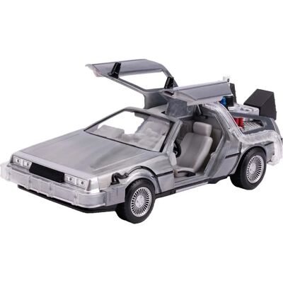 Welly Zilveren DeLorean DMC 12 - 1:24 Schaal Gevulkaniseerd Modelauto Welly Zilveren DeLorean DMC 12 - 1:24 Schaal Gevulkaniseerd Modelauto