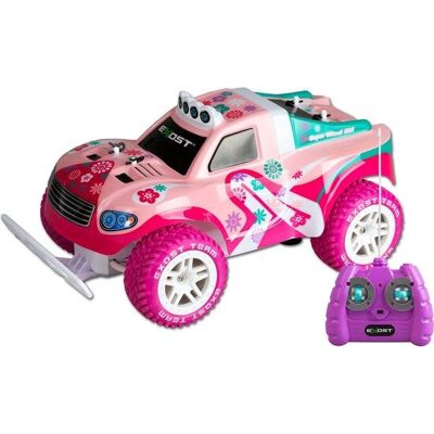 Exost Różowy Super Wheel Truck RC - Monster Truck 1:12 Exost Różowy Super Wheel Truck RC - Monster Truck 1:12