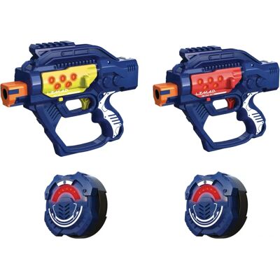 Silverlit 86871 Zabawka broń - 2 graczy laserowe blastery do walki i treningu Silverlit 86871 Zabawka broń - 2 graczy laserowe blastery do walki i treningu