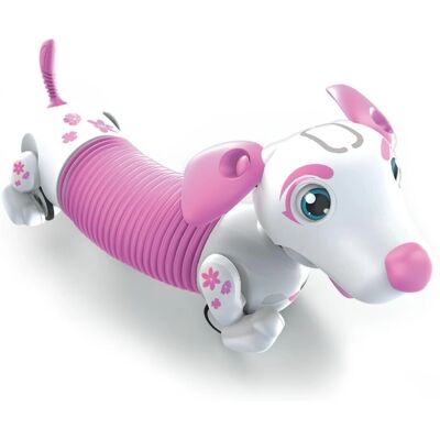 Chien Robotique Rose Bizak - Jouet Interactif pour Enfants 5+ Chien Robotique Rose Bizak - Jouet Interactif pour Enfants 5+
