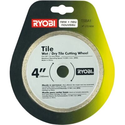 Ryobi LTS180M Diamanttrennscheibe - Fliesenschneider Zubehör Ryobi LTS180M Diamanttrennscheibe - Fliesenschneider Zubehör