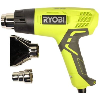 RYOBI EHG2000 - Gorący Dmuchawa 2000W - 2 temperatury - 2 pozycje przepływu powietrza RYOBI EHG2000 - Gorący Dmuchawa 2000W - 2 temperatury - 2 pozycje przepływu powietrza