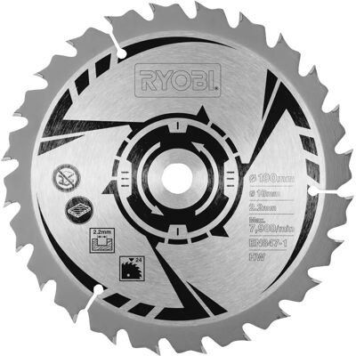 Ryobi CSB190A1 190mm Kreissägeblatt - 24 Zähne Ryobi CSB190A1 190mm Kreissägeblatt - 24 Zähne