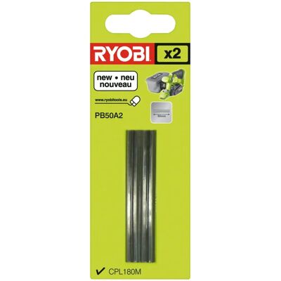 Ryobi Elektrowerkzeug Zubehör - Set mit 2 Hartmetallklingen für Fräser Ryobi Elektrowerkzeug Zubehör - Set mit 2 Hartmetallklingen für Fräser