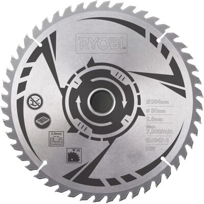 Ryobi SB254T48A1 48-zębów tarcza do piły kołowej - Tarcza do piły kołowej Ryobi SB254T48A1 48-zębów tarcza do piły kołowej - Tarcza do piły kołowej