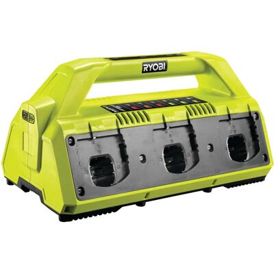 Chargeur 6 ports 18V Ryobi - Compatible système - Publicité Chargeur 6 ports 18V Ryobi - Compatible système - Publicité