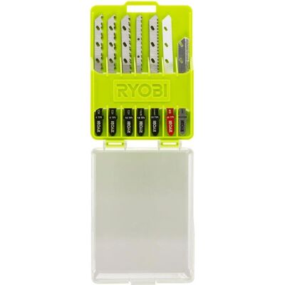 Lames de scie sauteuse Ryobi RAK10JSBMP - 10 Pièces - Publicité Lames de scie sauteuse Ryobi RAK10JSBMP - 10 Pièces - Publicité