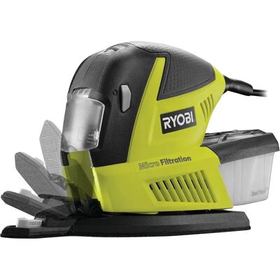 Ponceuse multifonction Ryobi - 180W - Système d'aspiration Ponceuse multifonction Ryobi - 180W - Système d'aspiration