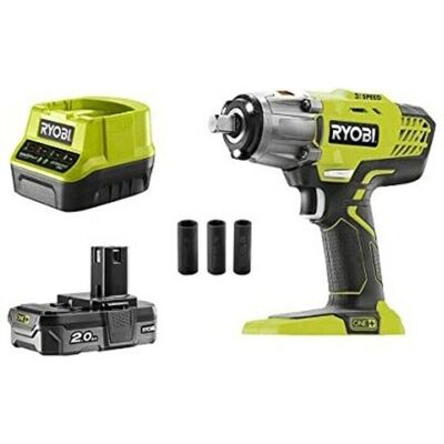 Ryobi Power Screwdriver Impact 18V 2.0Ah Black Green - Power Screwdriver/Impact Driver Ryobi Power Screwdriver Impact 18V 2.0Ah Black Green - Power Screwdriver/Impact Driver