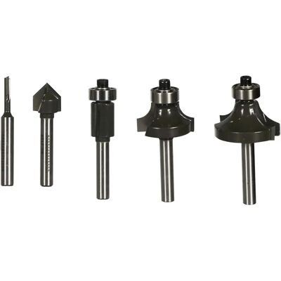 Ryobi RAKRBS5 6mm Fräserset - 5-teilig Ryobi RAKRBS5 6mm Fräserset - 5-teilig