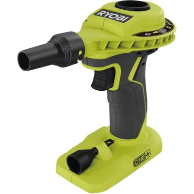Ryobi R18VI-0 Elektrische Luftpumpe - Tragbarer Inflator, 18V, Grün Ryobi R18VI-0 Elektrische Luftpumpe - Tragbarer Inflator, 18V, Grün