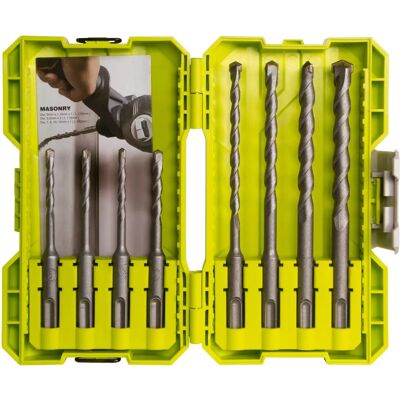 Set de Poinçons SDS+ Ryobi RAK08SDS2 - 8 Pièces Set de Poinçons SDS+ Ryobi RAK08SDS2 - 8 Pièces