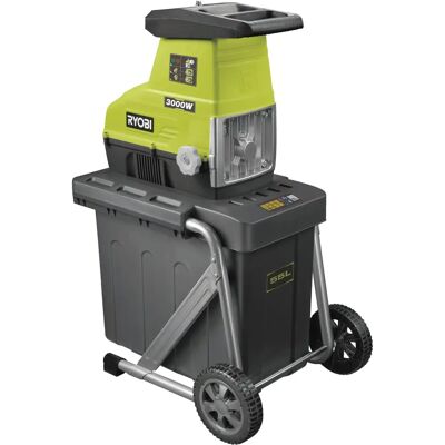 Ryobi RSH3045U Gartenschredder - 3000 W, 55 L, Schwarz/Grün Ryobi RSH3045U Gartenschredder - 3000 W, 55 L, Schwarz/Grün