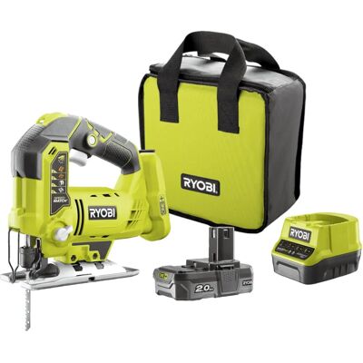 Scie sauteuse sans fil Ryobi R18JS-120S - Batterie 2 Ah + Chargeur - Publicité Scie sauteuse sans fil Ryobi R18JS-120S - Batterie 2 Ah + Chargeur - Publicité