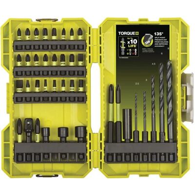 Set de brocas y bits Ryobi Impact - Resistente y apilable Set de brocas y bits Ryobi Impact - Resistente y apilable