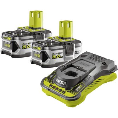 Ryobi RC18150-250 Akku- und Ladegerät-Set - 18V 5Ah Lithium-Ion Ryobi RC18150-250 Akku- und Ladegerät-Set - 18V 5Ah Lithium-Ion