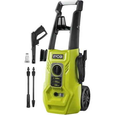 Laveuse haute pression Ryobi 1600W 120bar - Lance Vario & Turbo - Flexible 5m - Publicité Laveuse haute pression Ryobi 1600W 120bar - Lance Vario & Turbo - Flexible 5m - Publicité