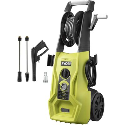 Ryobi Högtryckstvätt RY170PWA - 2500W, 170 bar, 470 l/h Ryobi Högtryckstvätt RY170PWA - 2500W, 170 bar, 470 l/h