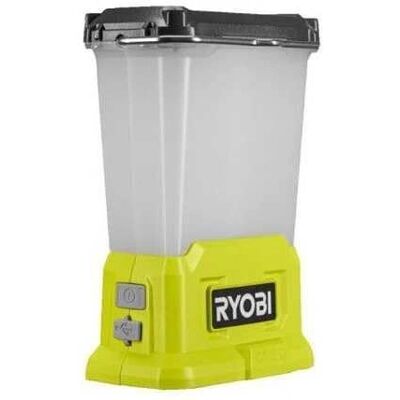 Ryobi Vert Néon 18V ONE+ Lampe LED sans fil - Lumière, USB, 3 niveaux Ryobi Vert Néon 18V ONE+ Lampe LED sans fil - Lumière, USB, 3 niveaux