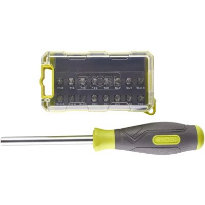 Ryobi RSD17PCS Schraubendreher-Set mit 17 Teilen Ryobi RSD17PCS Schraubendreher-Set mit 17 Teilen