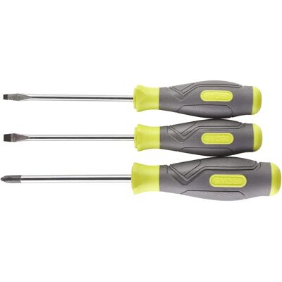 Ryobi Schraubenzieher-Set, 3-teilig, Gummigriff - RSD1PH2S Ryobi Schraubenzieher-Set, 3-teilig, Gummigriff - RSD1PH2S
