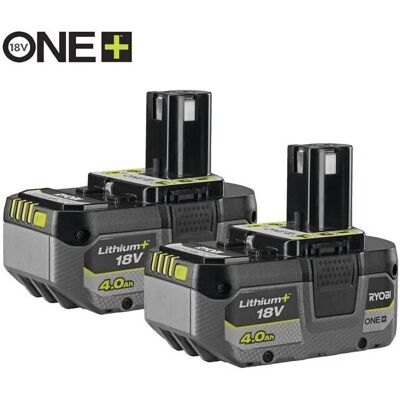 Ryobi RB1840X2 18V Lithium+ Doppelpack - Akku-Set Ryobi RB1840X2 18V Lithium+ Doppelpack - Akku-Set