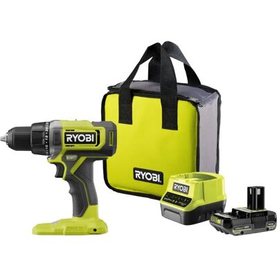 Ryobi 18V ONE+ Paristolla porakone/sähkösarja 2,0 Ah akulla ja laukulla Ryobi 18V ONE+ Paristolla porakone/sähkösarja 2,0 Ah akulla ja laukulla