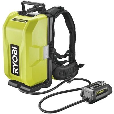 Ryobi Batteriryggsäck - Stödjer 3x 12Ah Batterier - Långvarig Strömförsörjning Ryobi Batteriryggsäck - Stödjer 3x 12Ah Batterier - Långvarig Strömförsörjning