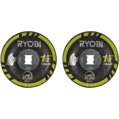 Ryobi RAR507-2 Disques à rectifier pour métal - Lot de 2 Ryobi RAR507-2 Disques à rectifier pour métal - Lot de 2