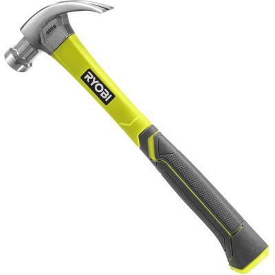 Marteau à griffe courbe en fibre de verre Ryobi RHHCC450 - Marteau Marteau à griffe courbe en fibre de verre Ryobi RHHCC450 - Marteau