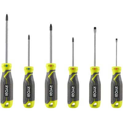 Ryobi Schraubendreher-Set - 6 Stück - Elektrowerkzeug Ryobi Schraubendreher-Set - 6 Stück - Elektrowerkzeug