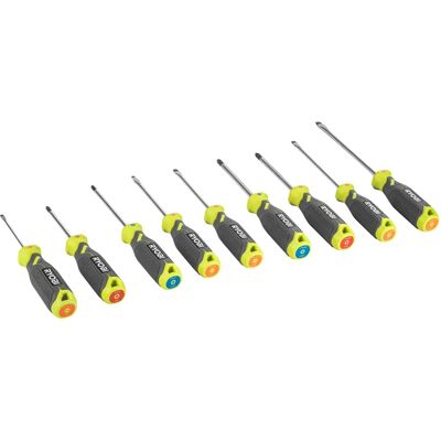 Ryobi RHSDS9PC Magnetisches Schraubenzieher-Set - Schraubenzieher-Set, Ergonomisch Ryobi RHSDS9PC Magnetisches Schraubenzieher-Set - Schraubenzieher-Set, Ergonomisch