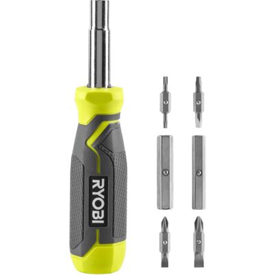 Cacciavite Multi-bit Magnetico Ryobi - Set di Cacciaviti Cacciavite Multi-bit Magnetico Ryobi - Set di Cacciaviti