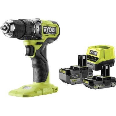 Batteridriven slagborrmaskin Ryobi RPD18BL-2C42S - 18V, borstlös, 2 batterier Batteridriven slagborrmaskin Ryobi RPD18BL-2C42S - 18V, borstlös, 2 batterier