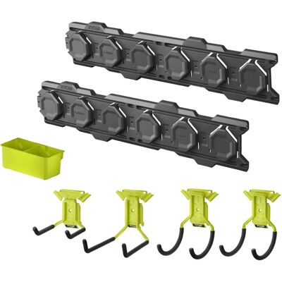 Ryobi RSLWPK-7Pc Zestaw do przechowywania narzędzi na ścianie Ryobi RSLWPK-7Pc Zestaw do przechowywania narzędzi na ścianie