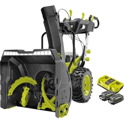 Ryobi Lumilingotin - RY36STX61A-260F - 2-vaihe, 180° heittotorvi, lämmitetyt kahvat Ryobi Lumilingotin - RY36STX61A-260F - 2-vaihe, 180° heittotorvi, lämmitetyt kahvat