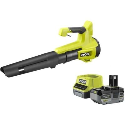 Ryobi Akku-Laubgebläse - 18 V ONE+, 160 km/h, mit 4,0 Ah Akku Ryobi Akku-Laubgebläse - 18 V ONE+, 160 km/h, mit 4,0 Ah Akku